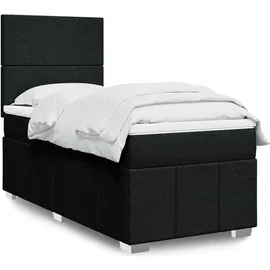vidaXL Boxspringbett 180 x 200 cm Schwarz