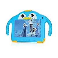 Kinder Tablet 7 Zoll HD Display Android Tablet für Kinder Kleinkind 32GB Quad Core Dual Kamera Bluetooth Augenschutz Kindertablet ab 3+ mit Kindgerechte Hülle Kids Tablet Youtube Google Play (Blau)