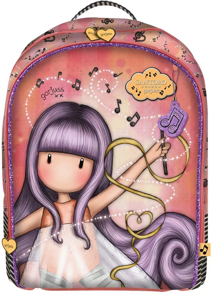 Schulrucksack Little Dancer Gorjuss Little dancer Lachsfarben (32 x 45 x 13.5 cm)