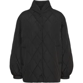 ICHI IHHANSA JA2", Damen, Steppjacke Übergangsjacke Jacke mit Stehkragen farblich passend gefüttert loose fit, hüftlang, Jacken