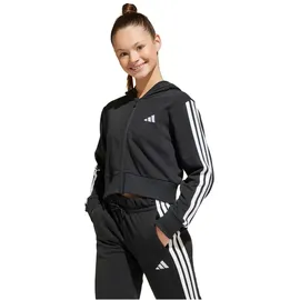 adidas Essentials Reißverschlusspullover Black / White 164