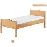 Erst-Holz Seniorenbett Überlänge extra hoch Einzelbett Buche 90x220 Zubehör wählbar V-60.70-09-220 Federholzrahmen und Matratze inkl.
