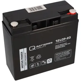 Q-Batteries Akku-Satz mit 5 Stück Q-Batteries 12V 23Ah für LuXXon Elektromobile