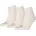 Socken Quarter Plain 3er Pack Weiß 39-42