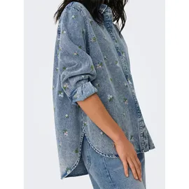Only Jeansbluse ONLVERA Blau XS