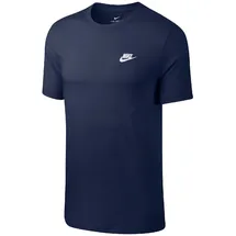 Nike Sportswear Freizeit T-Shirt Herren 410 midnight navy/white XL