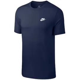 Nike Sportswear Freizeit T-Shirt Herren 410 midnight navy/white XL