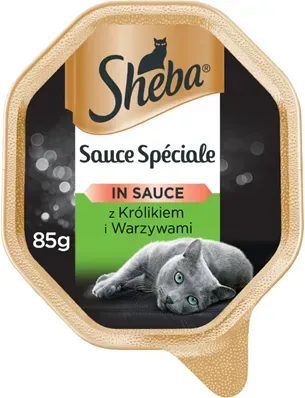 SHEBA® Sauce Speciale 22x85g mit Kaninchen, Ente und Gemüse - Katzen Nassfutter in Sauce (Rabatt für Stammkunden 3%)