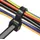 SAPISELCO Kabelbinder schwarz nicht UV-stabilisiert innenverzahnt B.7,5x360mm Bündel-D.101mm 100 Stück