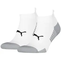 Puma 2P Sport Cushioned Sneaker Socks Weiß Gr 43/46