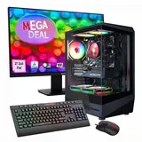gamemax Gaming-PC Ryzen 7 5700X 2022 27" LED 16 GB RAM 1 TB SSD RTX 5060 Windows 11