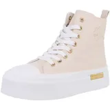 Ital-Design Sneaker High Damen Beige/Weiß 37