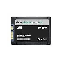 dekoelektropunktde 2TB SSD Festplatte Kompatibel für ASUS TUF Gaming X570-PLUS (WI-FI) Mainboard, Alternatives Ersatzteil 2,5" Zoll SATA3