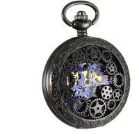 Lancardo Taschenuhr Vintage Herren Damen Uhr Analog mit Halskette Weihnachten Geschenk