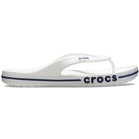 Crocs Unisex's Bayaband Flip Flop,White/Navy,41/42 EU