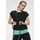 H.I.S. H.I.S Trainingsshirt in schwarz-türkis & Gr.: 34