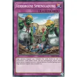 Konami - Yugioh-Karte: SR04-DE038 - Verborgene Sprengladung - Common - DE - im Set mit Ultrapro Toploader