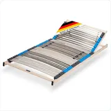 CUBEsleep Pure Eco 7-Zonen Lattenrost 120 x 200 cm Kopfteil verstellbar, fertig montiert