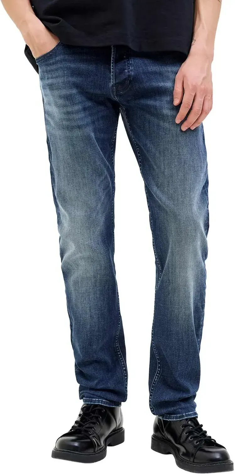Jack & Jones Jeans Glenn Original in mittelblauer Waschung-W36 / L34