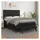 vidaXL Boxspringbett 140 x 200 cm Schwarz
