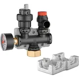 CALEFFI Kesselsicherheitsgruppe aus Kunststoff bis 50 kW 1", 3 bar Tüv