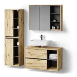 livinity® Vomano 3-tlg. Artisan-Eiche