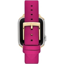 Michael Kors Uhr für Frauen Bands für Apple Watch Uhrwerk Gehäusegröße mit einem Lederarmband MKS8061E