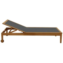 miliboo Sonnenliege 75 x 100 x 195 cm Grau