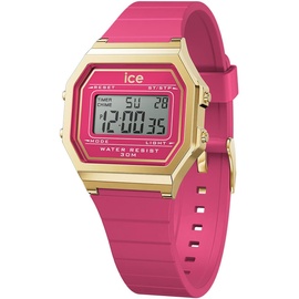 ICE-Watch - ICE digit retro Raspberry sorbet - Rote Damenuhr mit Plastikarmband - 022050
