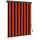 vidaXL Außenrollo 140 x 250 cm Orange/Braun