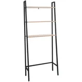 MCW Standregal MCW-K82, Badregal Waschmaschinen-Regal Leiterregal, Industrial Metall Holz 155x64x25cm ~