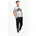 normale Passform Schwarz S