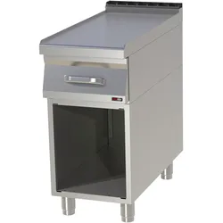 A&S polarny Gastro Arbeitsplatte Arbeitstisch 400x900x900mm Standgerät mit Unterbau Edelstahl