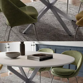 Vicco Esstisch Loyd, 120 x 76.5 cm ausziehbar