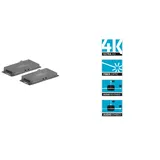 PURETOOLS - HDMI 2.0 Fiber Extender Set - HDMI Fiber Extender 4K (60Hz 4:4:4) mit Audio Insertion und Extraktion