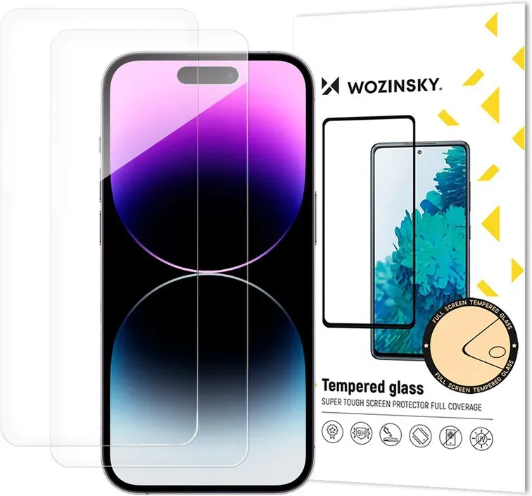 Wozinsky gehärtetes Glas 2er-Pack für iPhone 17 Air