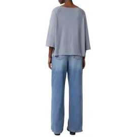 Comma, Strickpullover, grau, M