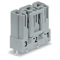 WAGO 770-853 Netz-Steckverbinder WINSTA MIDI Stecker, Einbau vertikal Gesamtpolzahl: