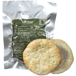 CONVAR FELDKÜCHE 2 Brotscheiben mit Leberwurstaufstrich (Gr 42g)