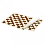 Philos 2491 - Schachbrett rollbar, Feld 48 mm, aus Kunststoff, braun/creme, 1 Stück