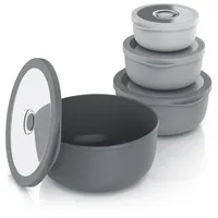 Arendo Rührschüssel Set grau 4-tlg.