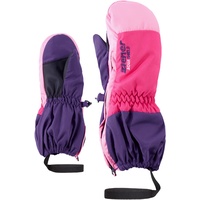 Ziener Kinder LEVI Ski-Handschuhe/Wintersport | wasserdicht atmungsaktiv, dark purple, 92cm