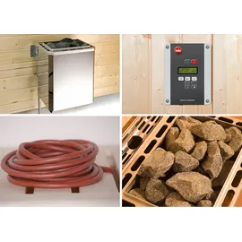 Weka Bergen 7,5 kW Ofen + ext. Steuerung + Glastür
