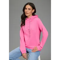 delmao Kapuzensweatshirt mit Print rosa 36/38