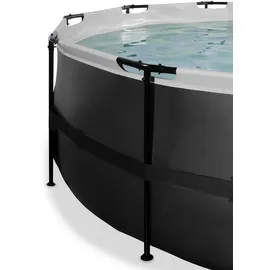 EXIT TOYS Black Leather Pool 450 x 122 cm inkl. Sandfilter
