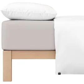 schlafgut Pure Baumwolle 90 x 190 - 100 x 220 cm grey light