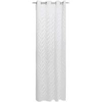 Gözze Ösenschal Rombo 140 x 245 cm Polyester Weiß