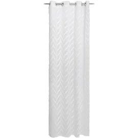 Gözze Ösenschal Rombo 140 x 245 cm Polyester Weiß