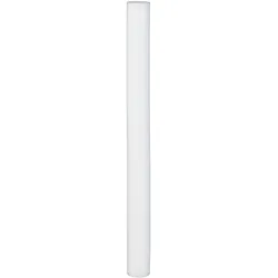 Relaxdays Leuchtstäbe LED 12er Set, Blinkstäbe aus Schaumstoff, 3 Leuchtmodi, Batterien, Partystab 46,5 cm lang, weiß