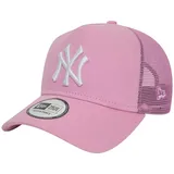 New Era Adjustable Mesh Trucker Cap - New York Yankees pink